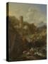 Italian Landscape-Nicolaes Pietersz. Berchem-Stretched Canvas