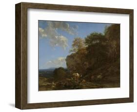 Italian Landscape-Nicolaes Pietersz. Berchem-Framed Art Print