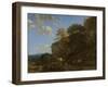 Italian Landscape-Nicolaes Pietersz. Berchem-Framed Art Print