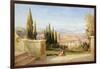 Italian Landscape-George Edwards Hering-Framed Giclee Print