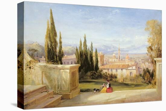 Italian Landscape-George Edwards Hering-Stretched Canvas