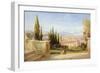 Italian Landscape-George Edwards Hering-Framed Giclee Print