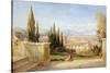 Italian Landscape-George Edwards Hering-Stretched Canvas