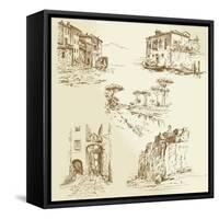 Italian Landscapes-canicula-Framed Stretched Canvas
