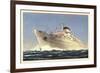 Italian Line, M.N. Giulio Cesare, Dampfschiff-null-Framed Giclee Print