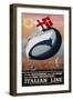 Italian Line Poster-Alda Sassi-Framed Giclee Print