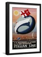 Italian Line Poster-Alda Sassi-Framed Giclee Print