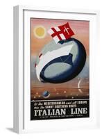 Italian Line Poster-Alda Sassi-Framed Giclee Print