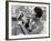 Italian Man Combing His Girlfriend's Hair-Paul Schutzer-Framed Photographic Print