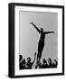 Italian Man Showing Off at a Swimming Pool-Paul Schutzer-Framed Photographic Print