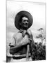 Italian Man Working in the Field, Cleaning the Coffee Trees-John Phillips-Mounted Photographic Print