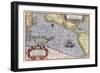 Italian Map Of The Pacific Ocean1589-Vintage Lavoie-Framed Giclee Print