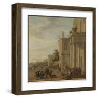 Italian Marketplace-Jacob van der Ulft-Framed Art Print