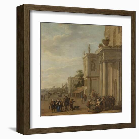 Italian Marketplace-Jacob van der Ulft-Framed Art Print