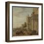 Italian Marketplace-Jacob van der Ulft-Framed Art Print