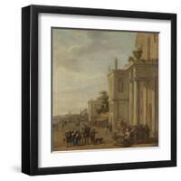 Italian Marketplace-Jacob van der Ulft-Framed Art Print