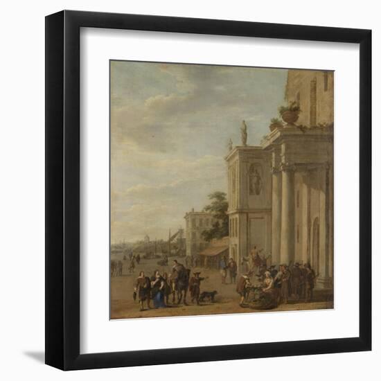 Italian Marketplace-Jacob van der Ulft-Framed Art Print