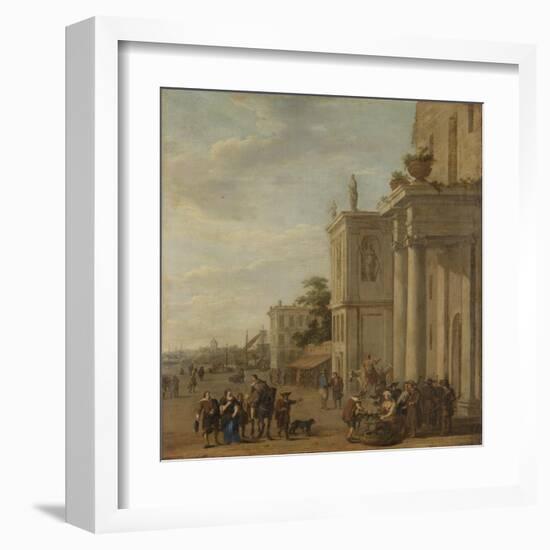 Italian Marketplace-Jacob van der Ulft-Framed Art Print