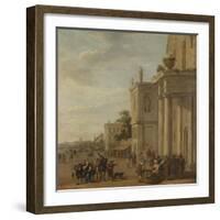 Italian Marketplace-Jacob van der Ulft-Framed Art Print