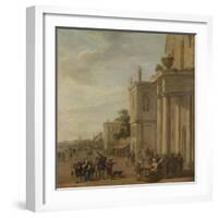 Italian Marketplace-Jacob van der Ulft-Framed Art Print