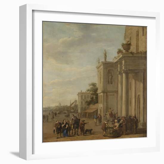 Italian Marketplace-Jacob van der Ulft-Framed Art Print