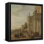 Italian Marketplace-Jacob van der Ulft-Framed Stretched Canvas