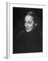 Italian Model Alida Valli Smiling-Bob Landry-Framed Premium Photographic Print