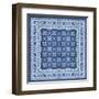 Italian Mosaic in Blue I-Vision Studio-Framed Art Print