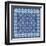 Italian Mosaic in Blue I-Vision Studio-Framed Art Print