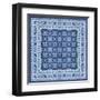 Italian Mosaic in Blue I-Vision Studio-Framed Art Print