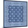 Italian Mosaic in Blue I-Vision Studio-Mounted Art Print