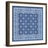 Italian Mosaic in Blue I-Vision Studio-Framed Art Print