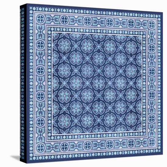 Italian Mosaic in Blue I-Vision Studio-Stretched Canvas