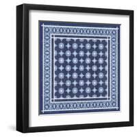 Italian Mosaic in Blue II-Vision Studio-Framed Art Print