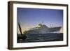 Italian Motor Ship Africa Built for Lloyd Trieste and Used as Cruise Ship-null-Framed Giclee Print