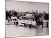 Italian Motorized Column Crossing River in Today Somalia-null-Mounted Giclee Print