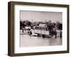 Italian Motorized Column Crossing River in Today Somalia-null-Framed Giclee Print