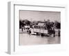 Italian Motorized Column Crossing River in Today Somalia-null-Framed Giclee Print