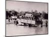 Italian Motorized Column Crossing River in Today Somalia-null-Mounted Giclee Print