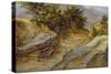 Italian Mountain Landscape, c.1824-Joachim Faber-Stretched Canvas