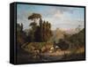 Italian Mountains, 1859-Albert Bierstadt-Framed Stretched Canvas