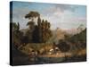 Italian Mountains, 1859-Albert Bierstadt-Stretched Canvas