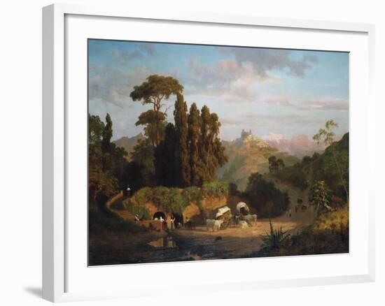 Italian Mountains, 1859-Albert Bierstadt-Framed Giclee Print