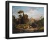 Italian Mountains, 1859-Albert Bierstadt-Framed Giclee Print