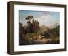 Italian Mountains, 1859-Albert Bierstadt-Framed Giclee Print