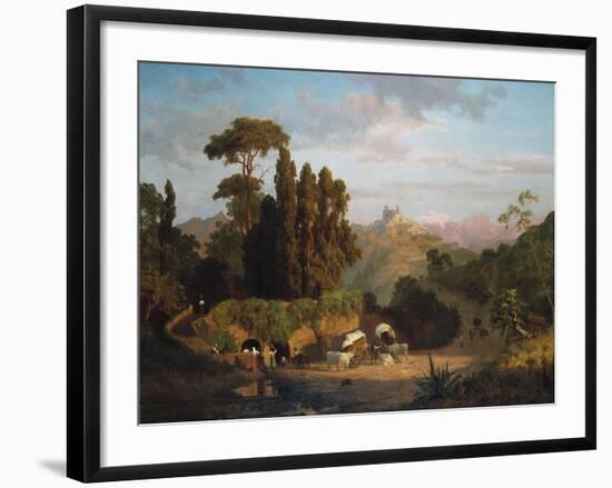 Italian Mountains, 1859-Albert Bierstadt-Framed Giclee Print