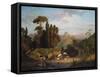 Italian Mountains, 1859-Albert Bierstadt-Framed Stretched Canvas
