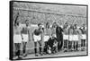 Italian National Football Team, Berlin Olympics, 1936-null-Framed Stretched Canvas