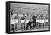 Italian National Football Team, Berlin Olympics, 1936-null-Framed Stretched Canvas