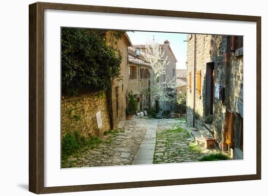 Italian Old Street . Tuscany-ZoomTeam-Framed Photographic Print